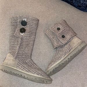 Grey Ugg Cardy tall size 3